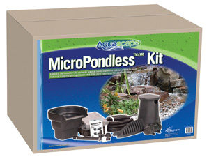 Aquascape Pond Supplies: 4'x6' MicroPondlessT Waterfall Kit | Part Number 99769 Learn more about Aquascape Pond Supplies at SunlandWaterGardens.com